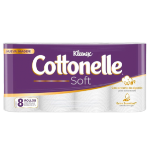Cottonelle Soft  (Papel Higiénico/ 8 rollos)